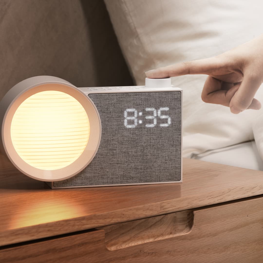 Lighting Decor Room - WILIT LED Night Light Alarm Clock