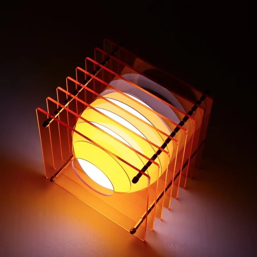 Lighting Decor Room - DIY Moon Lamp Acrylic Thousand Layer