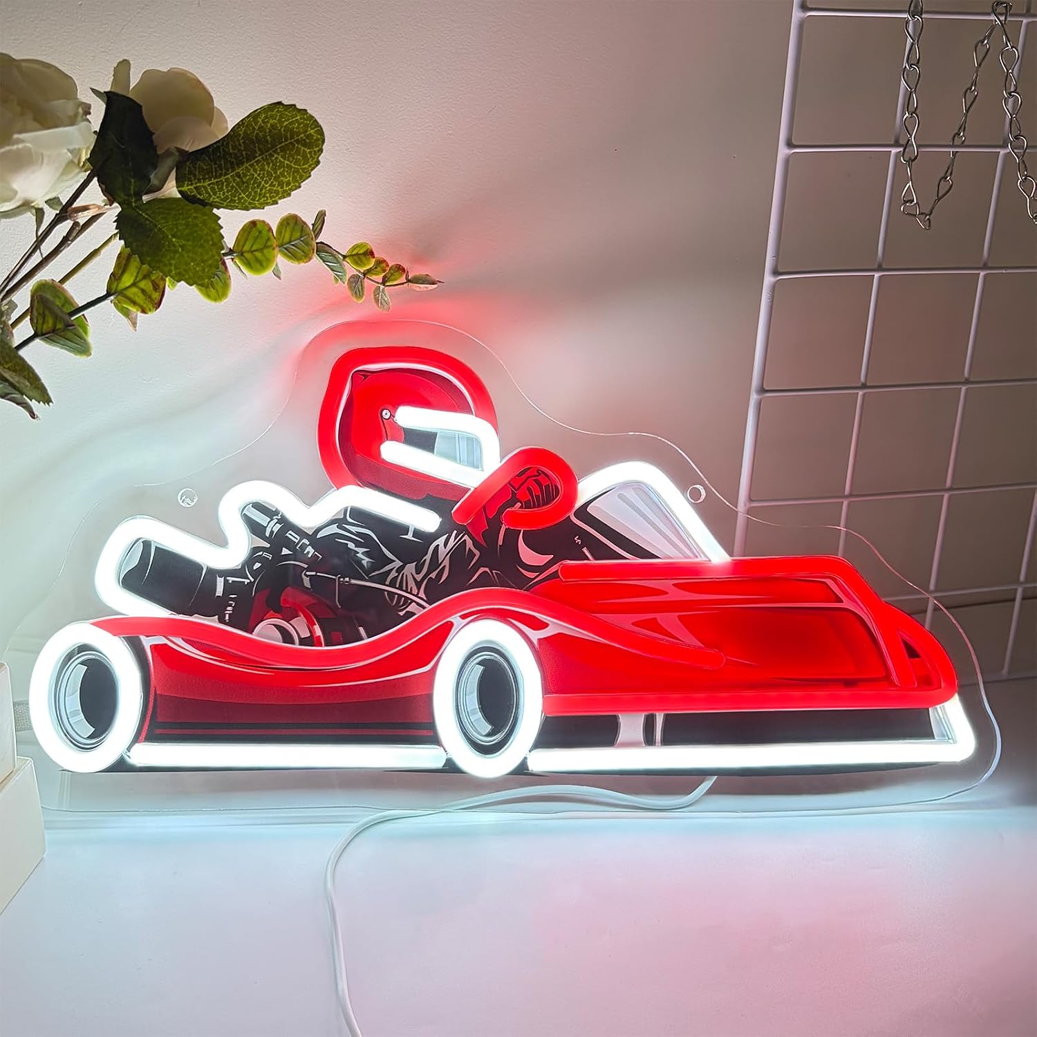 Decor Kart Lighting - Go Kart Racer LED Neon Sign