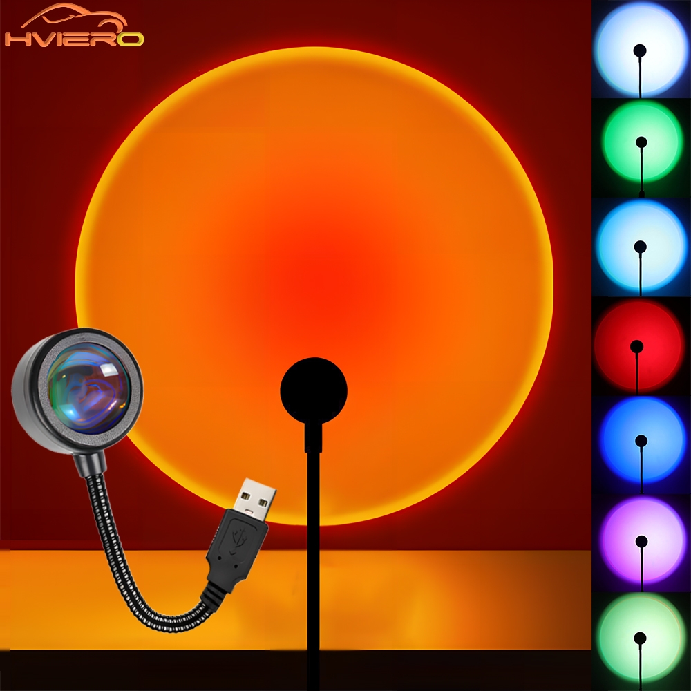 Sunset Lamp Projection - 1Pcs USB Interface Sunset Lamp Led