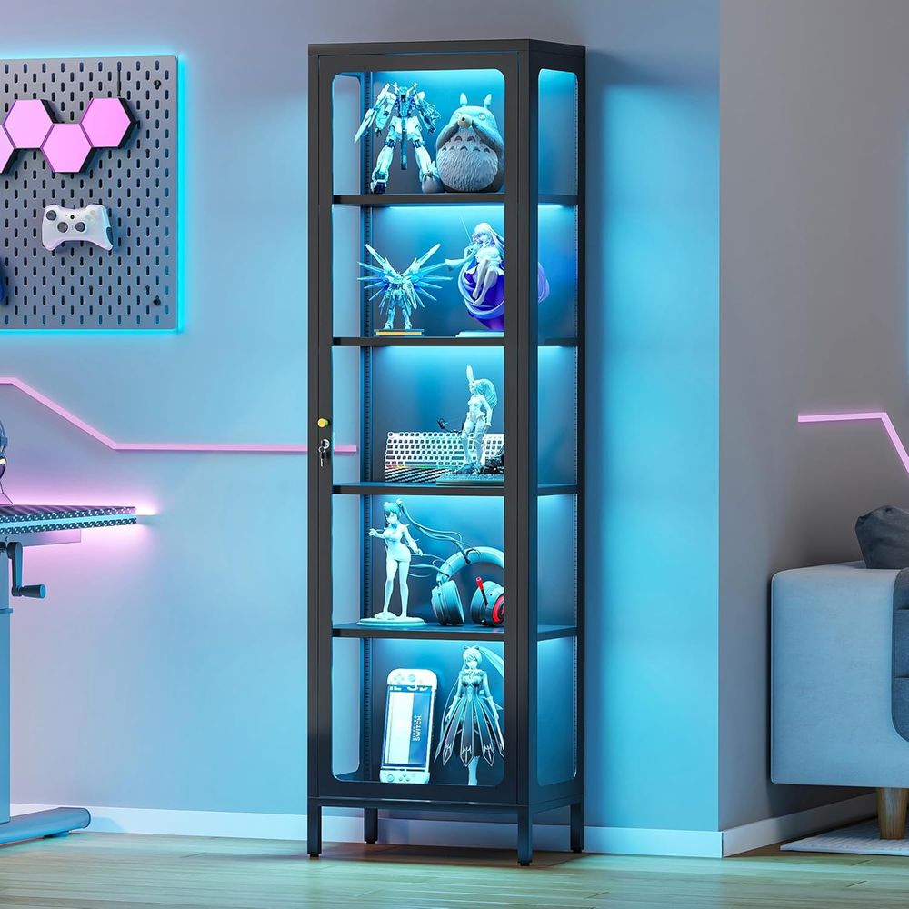 Lighting & Home Decor Studio - 69 Glass Display Cabinet with Lock