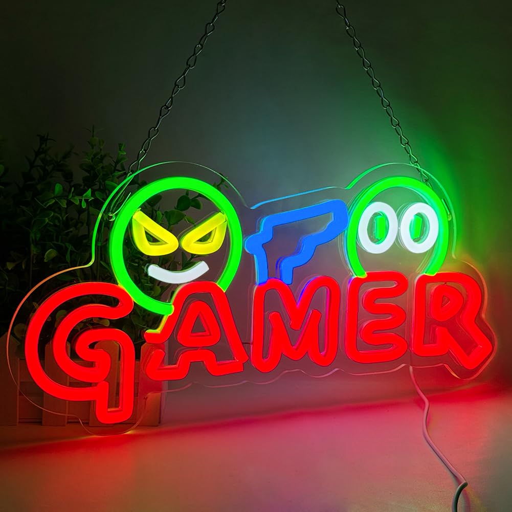 Gamer Neon Sign LED Wall Light - Lighting Decor For Wedding ulasan dan harga