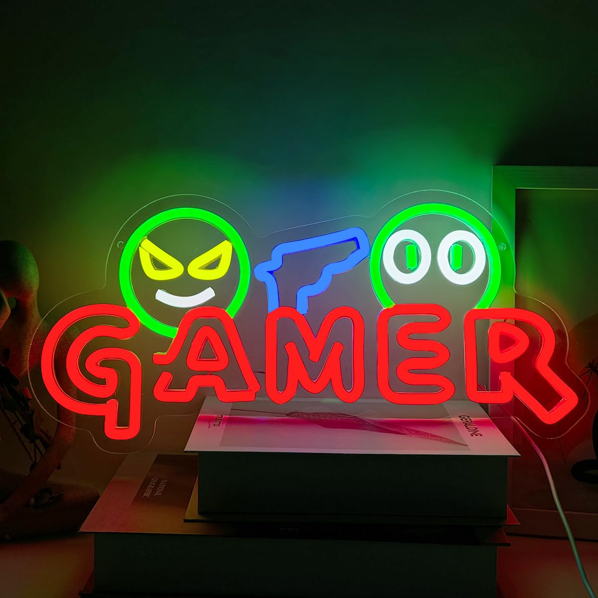 Gamer Neon Sign LED Wall Light - Lighting Decor For Wedding ulasan dan harga