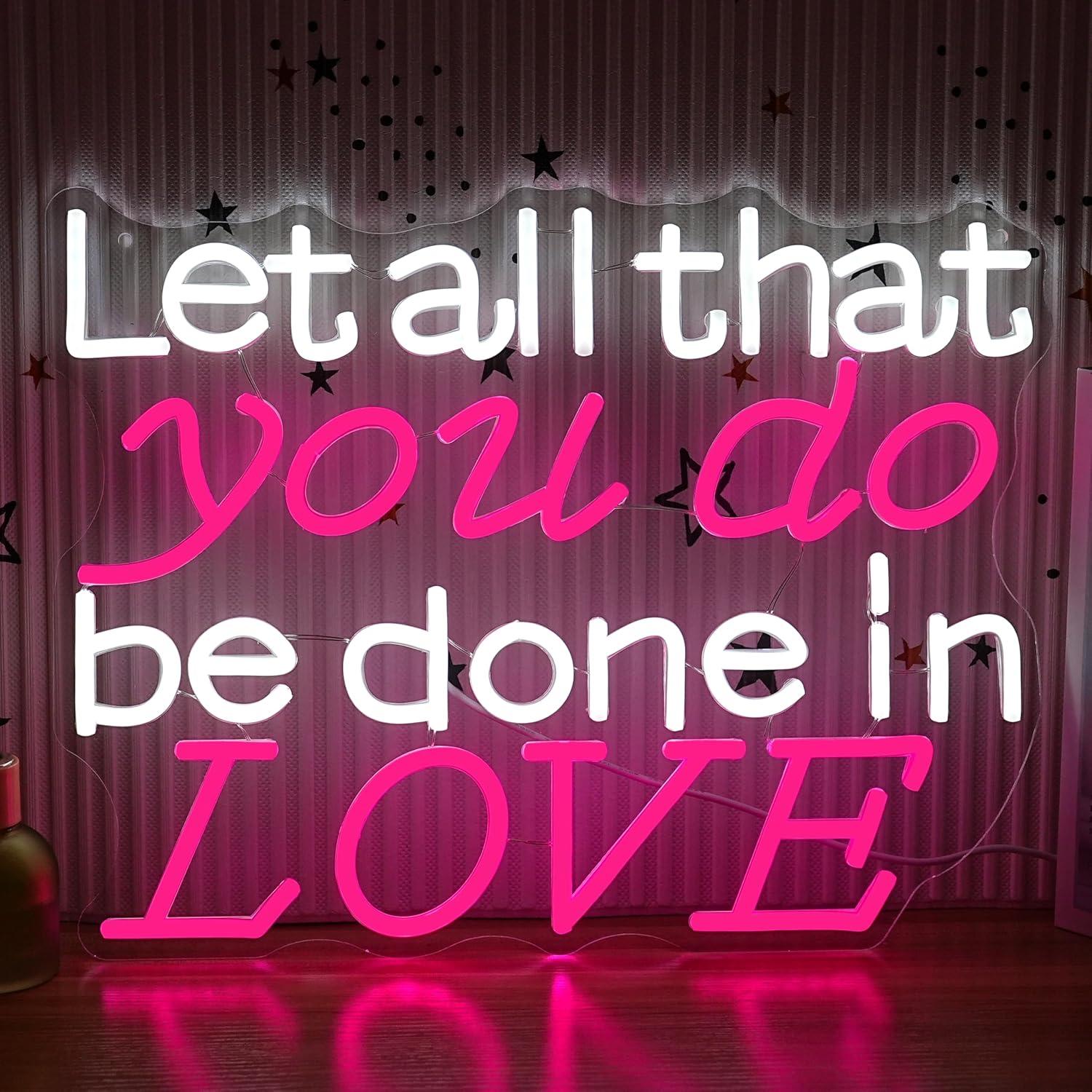 Let All That You Do Be Done In - Lighting Decor For Wedding ulasan dan harga