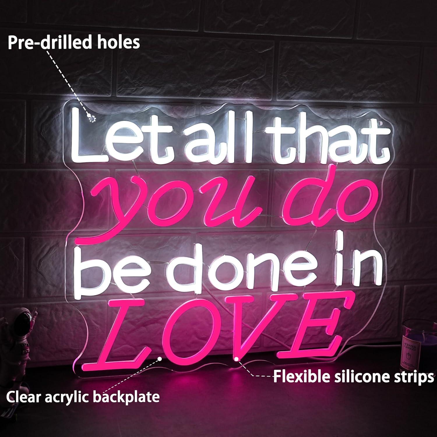 Let All That You Do Be Done In - Lighting Decor For Wedding ulasan dan harga