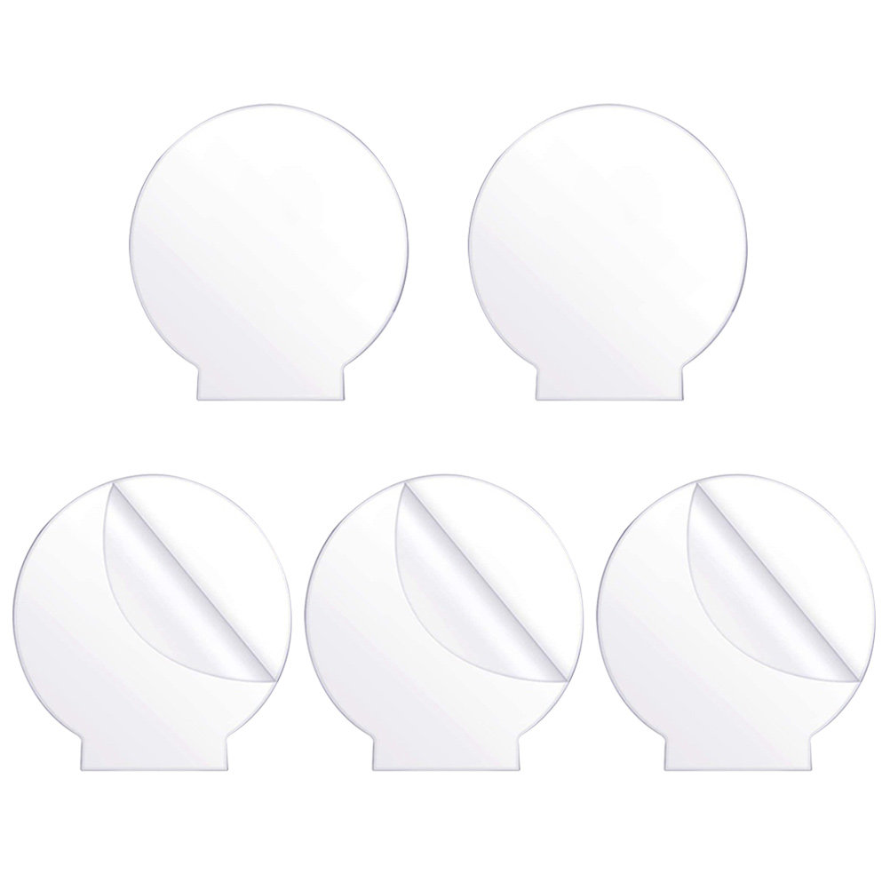 5Pcs Round Acrylic LED Lamp Sh - Bedroom Lighting Decor Ideas ulasan dan harga