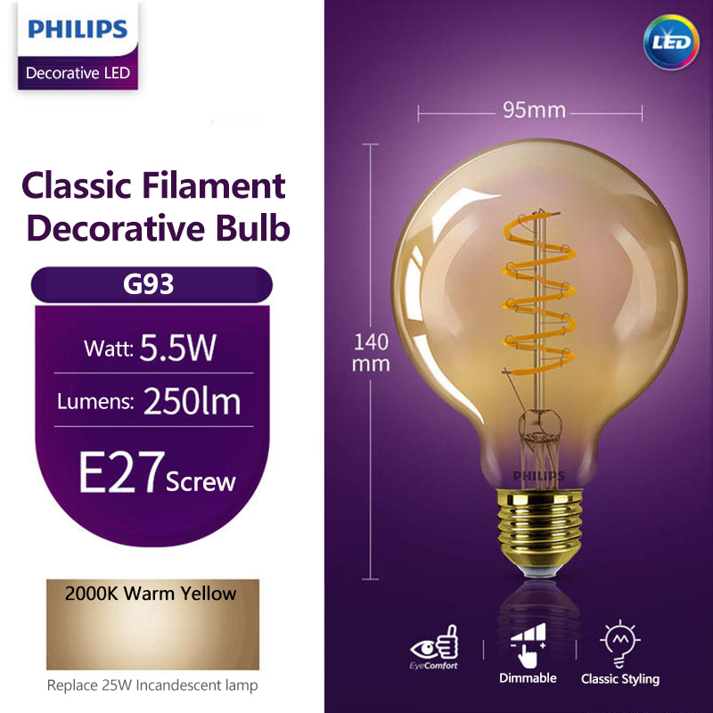 Philips LED Decorative Bulb ST - Philips Bulb Led Classic ulasan dan harga