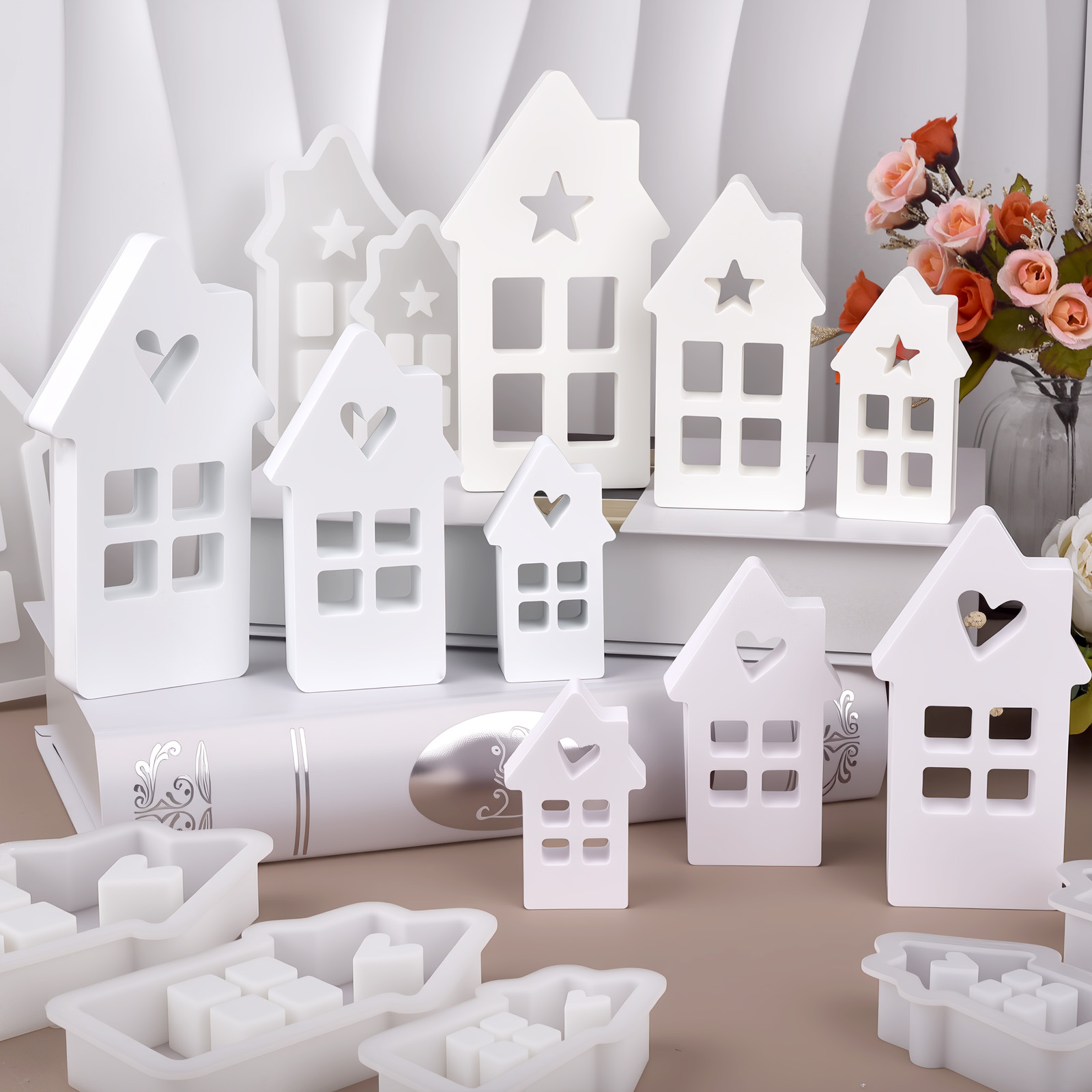 Star Heart House Silicone Mold - Lighting Decor For House ulasan dan harga