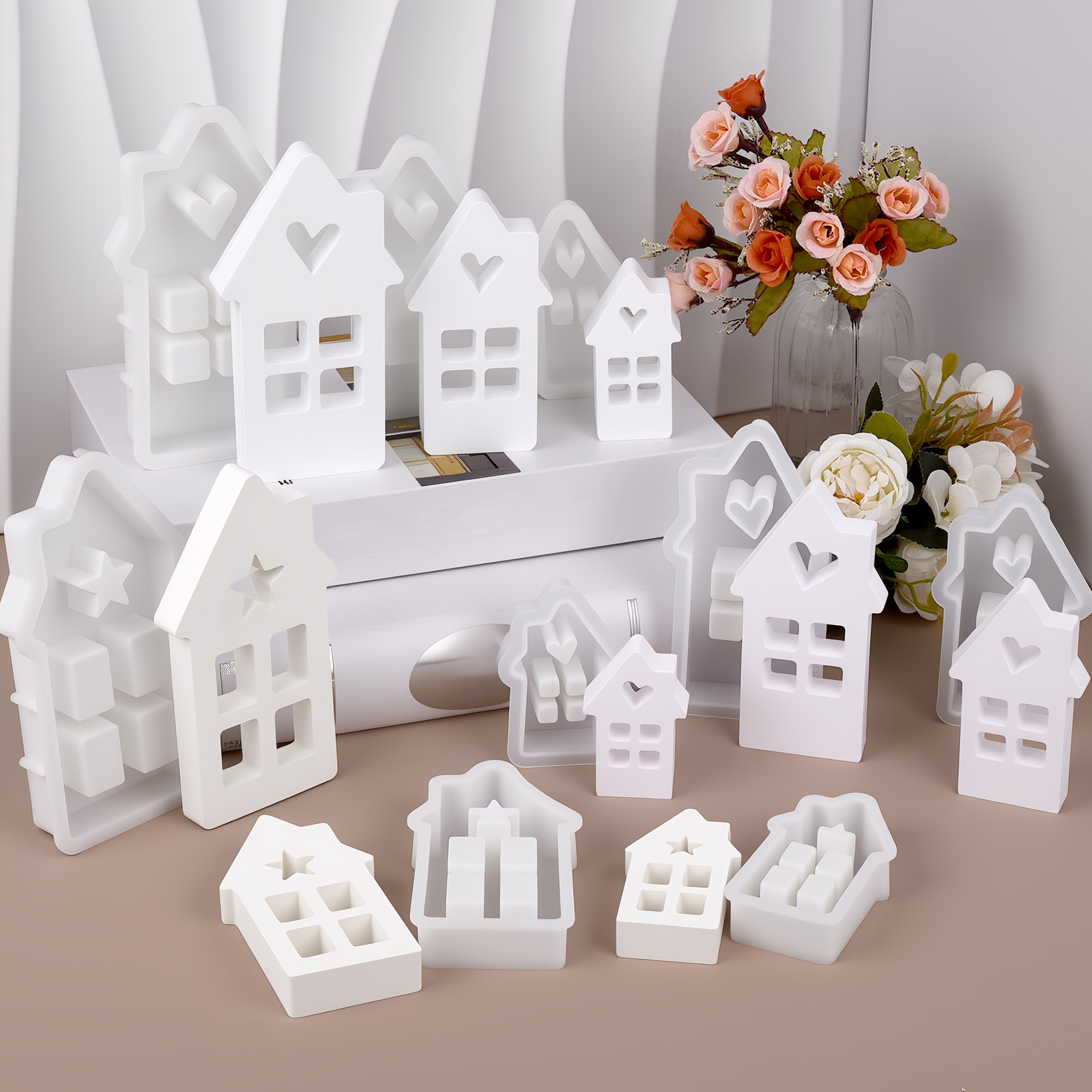 Star Heart House Silicone Mold - Lighting Decor For House ulasan dan harga