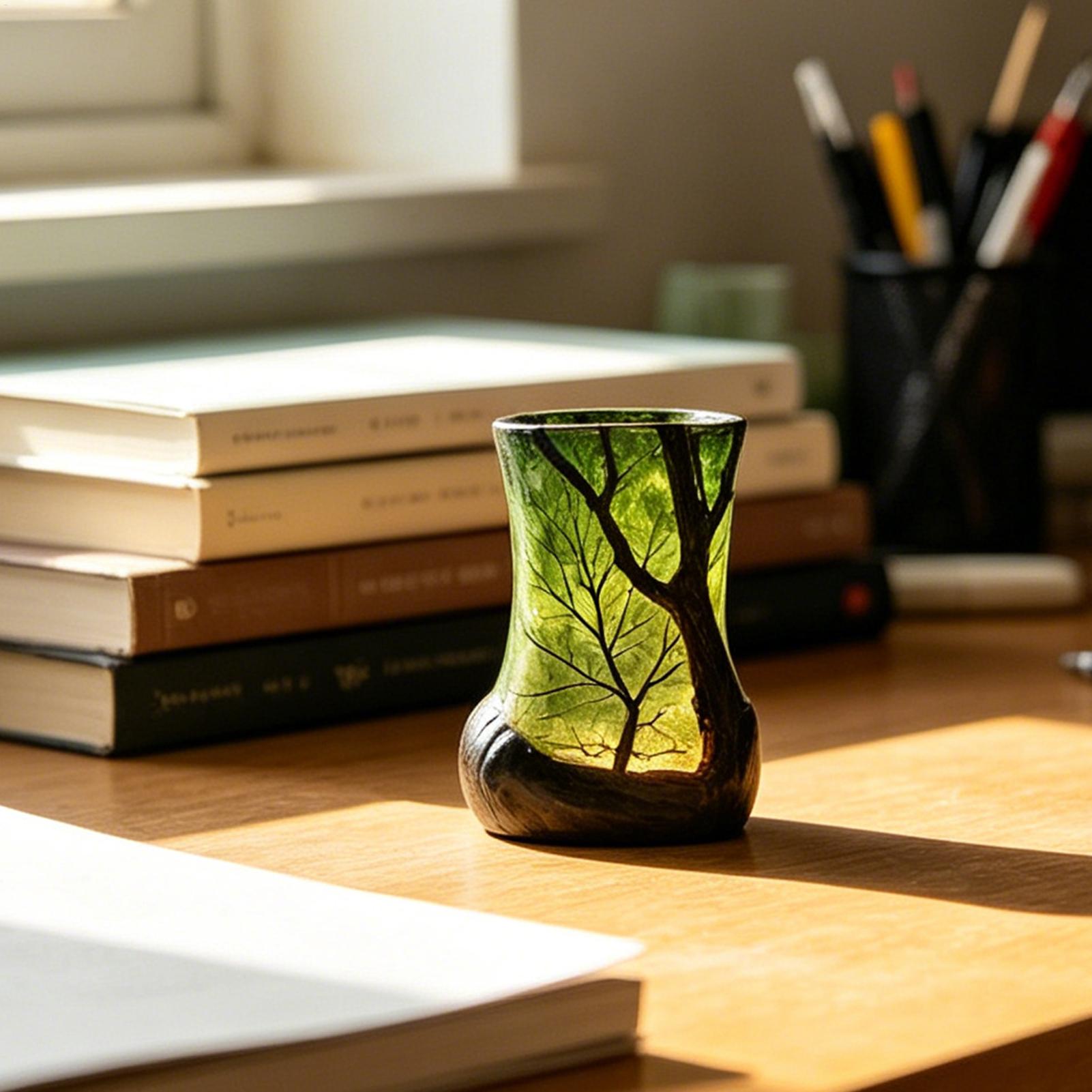 Bedside Table Lamp Forest Nigh - Lighting Decor Room ulasan dan harga