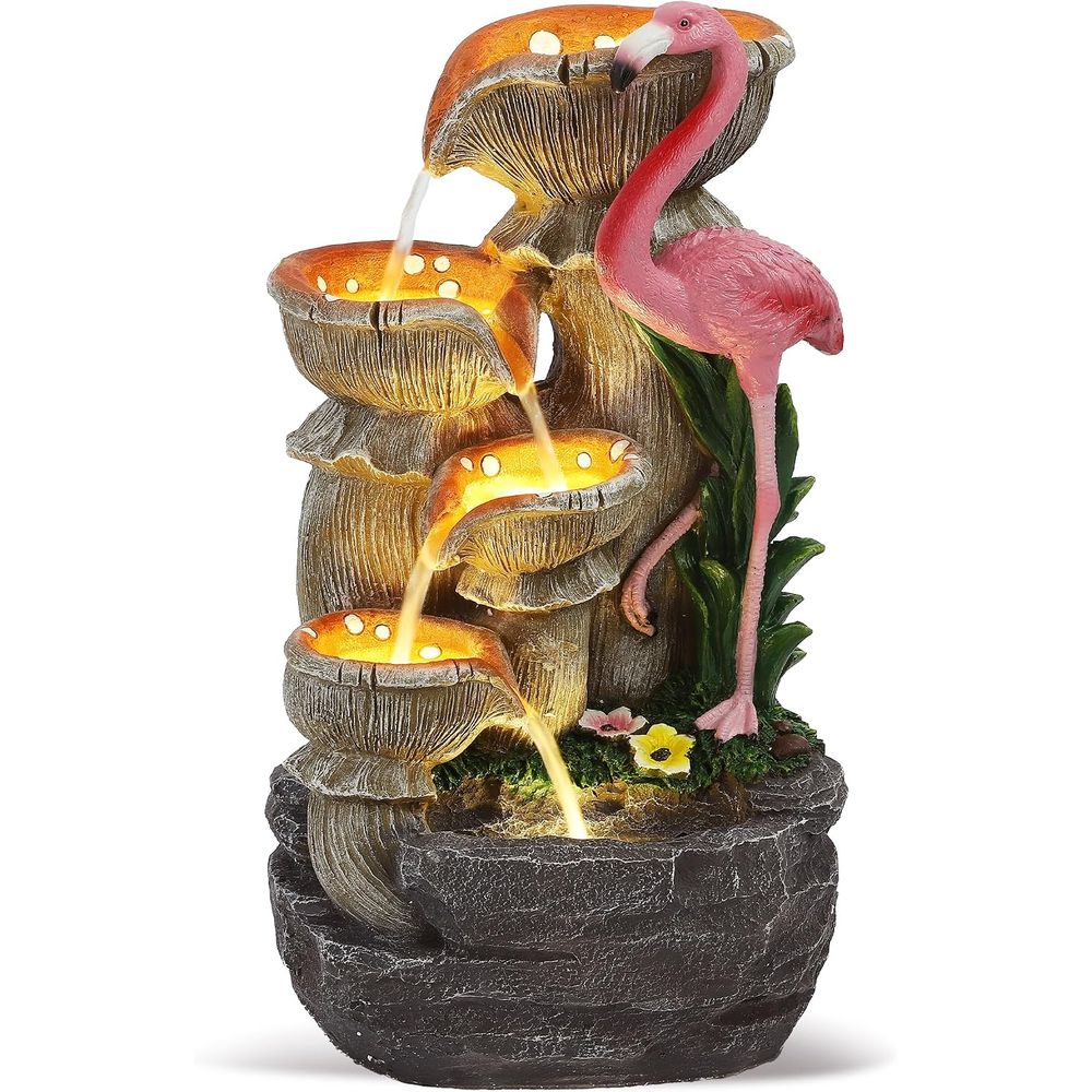 5 Tier Garden Waterfalls with  - Lighting Decor For House ulasan dan harga