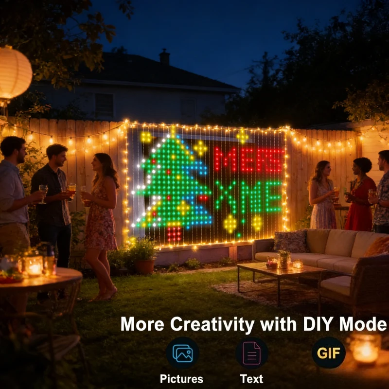Smart 400LED Curtain Lights, M - Lighting Decor For Wedding ulasan dan harga