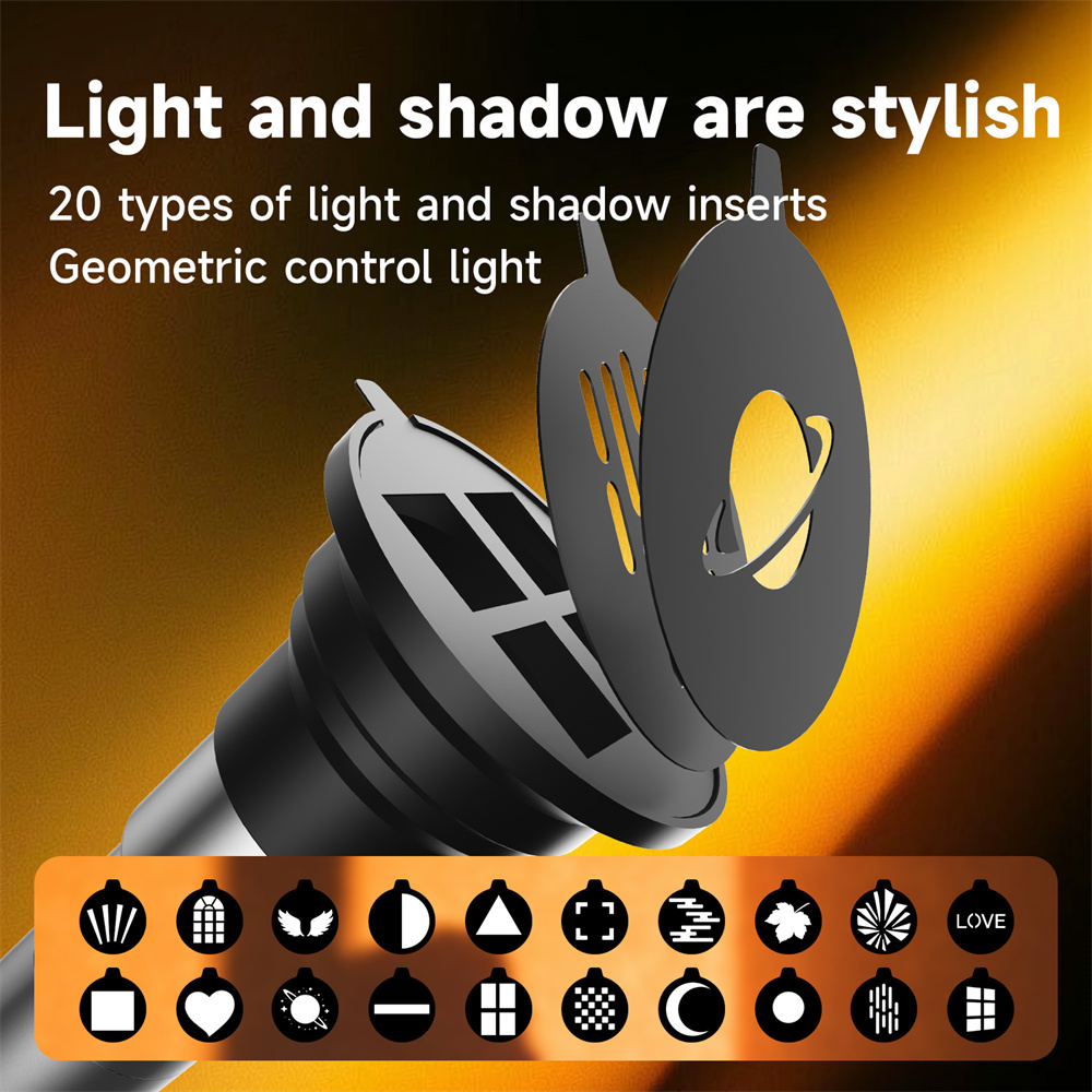NEW Photography Flashlight 4-C - Sunset Lamp Projection ulasan dan harga
