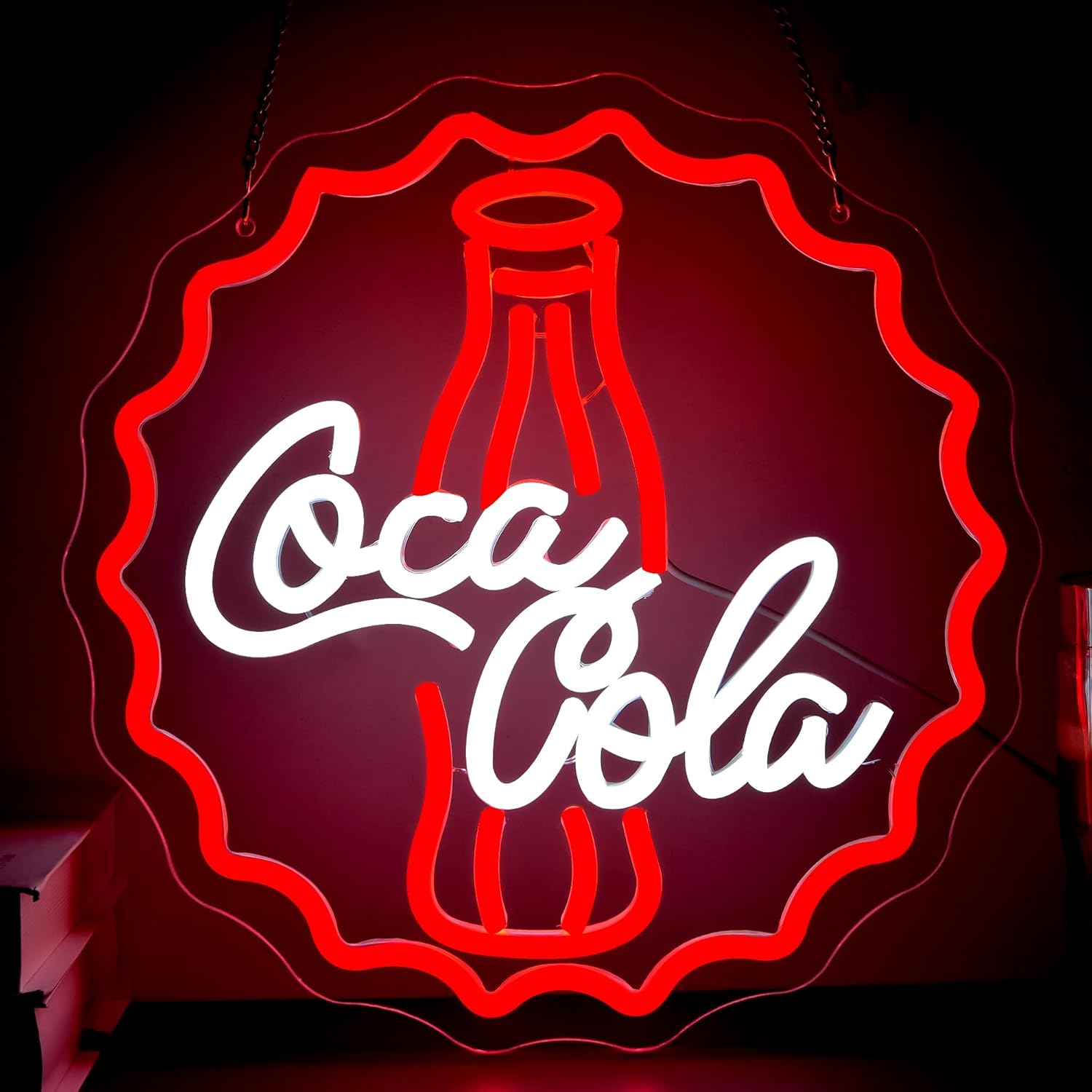 Cola Neon Sign Art Wall Light  - Restaurant Lighting Decoration ulasan dan harga