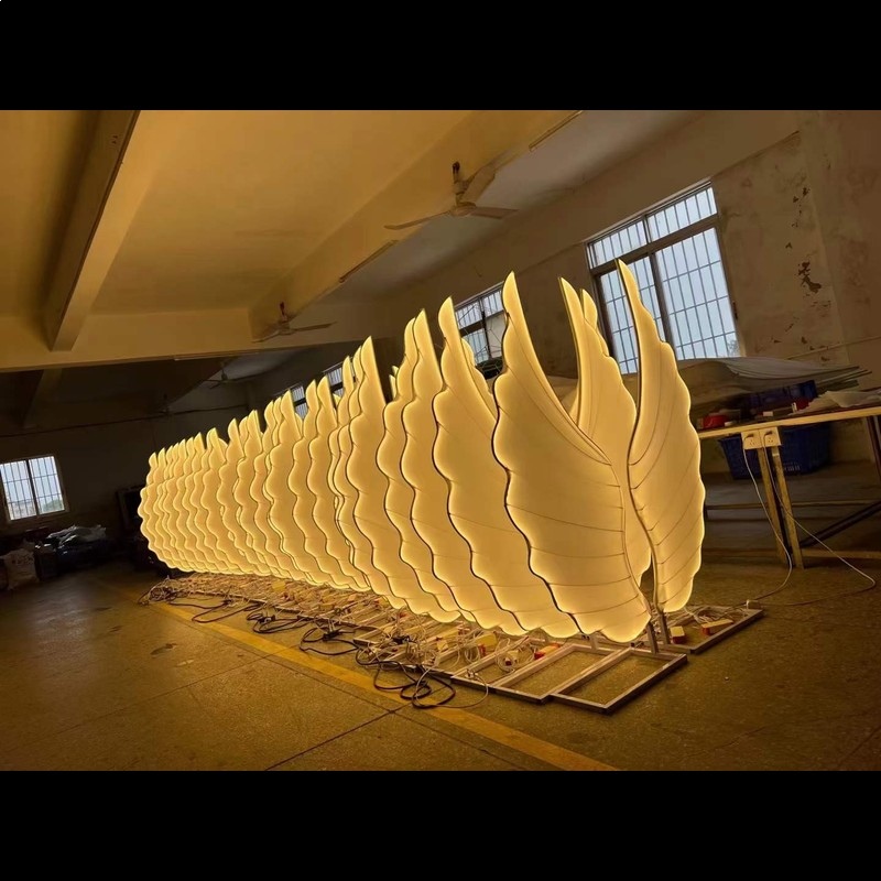 Glowing Angel Wings Light Prop - Lighting Decor For Wedding ulasan dan harga