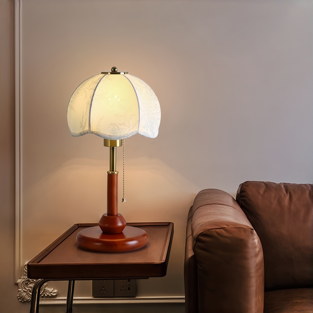 Vintage Scalloped Dome Table L - Lighting Decor Room ulasan dan harga