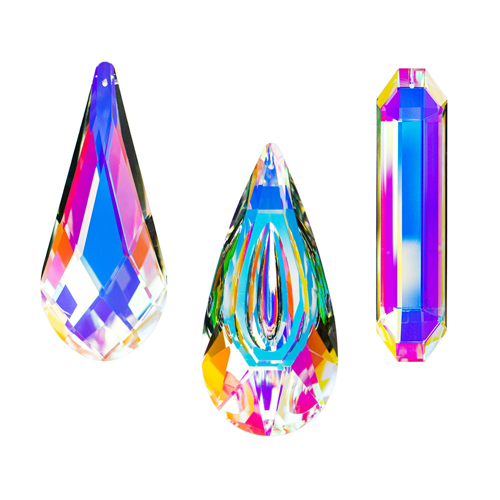 Glass Crystal Prism Pendant 12 - Home Decor Lighting Manufacturer ulasan dan harga
