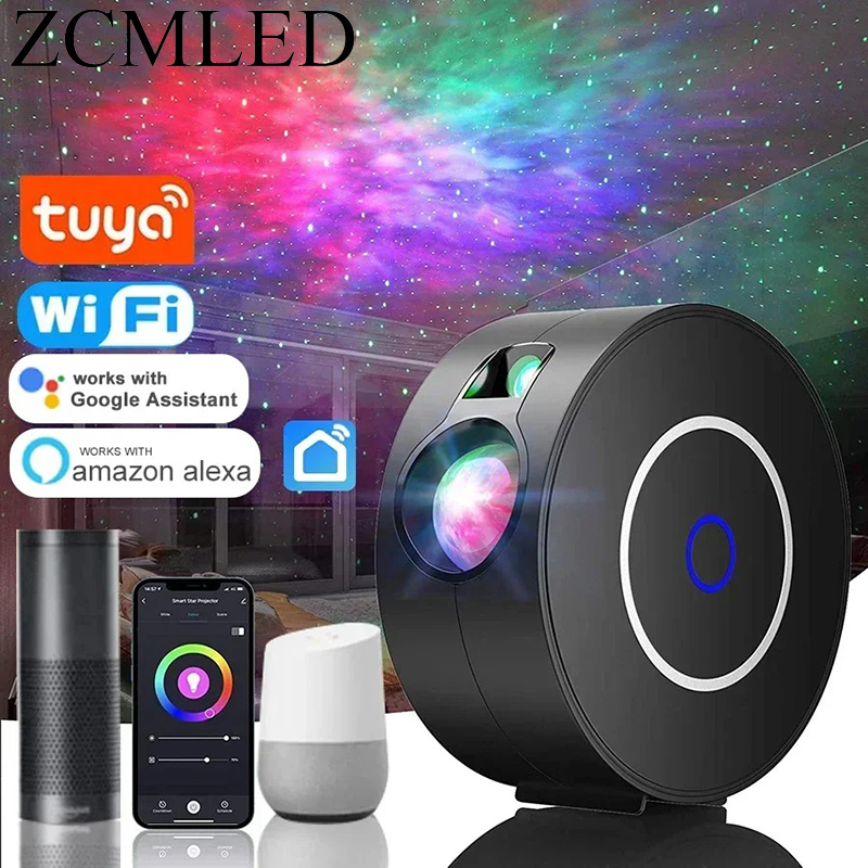 Tuya WiFi Intelligent Aurora G - Sunset Lamp Projection ulasan dan harga