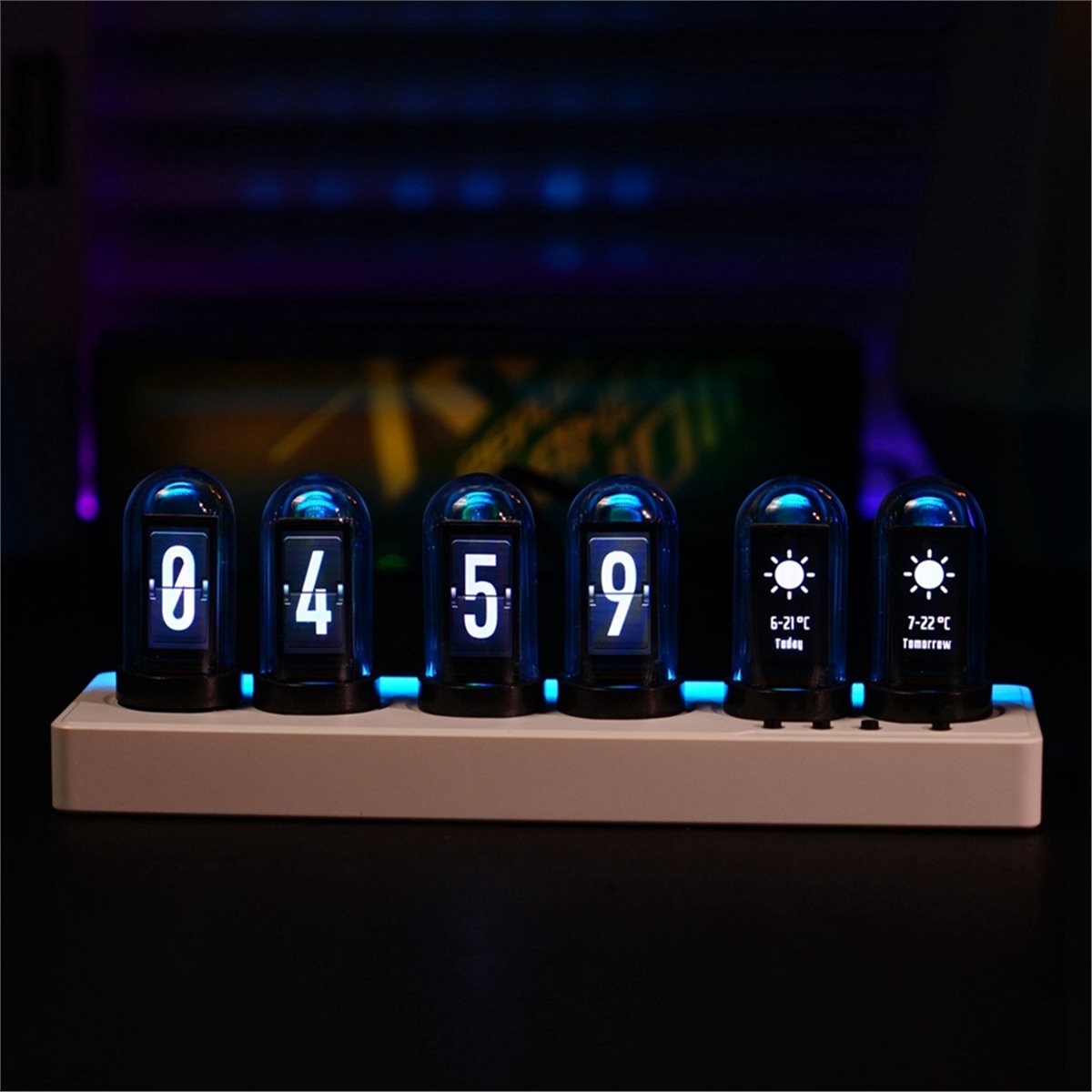 A73T WiFi Control IPS Clock wi - Bedroom Lighting Decor Ideas ulasan dan harga