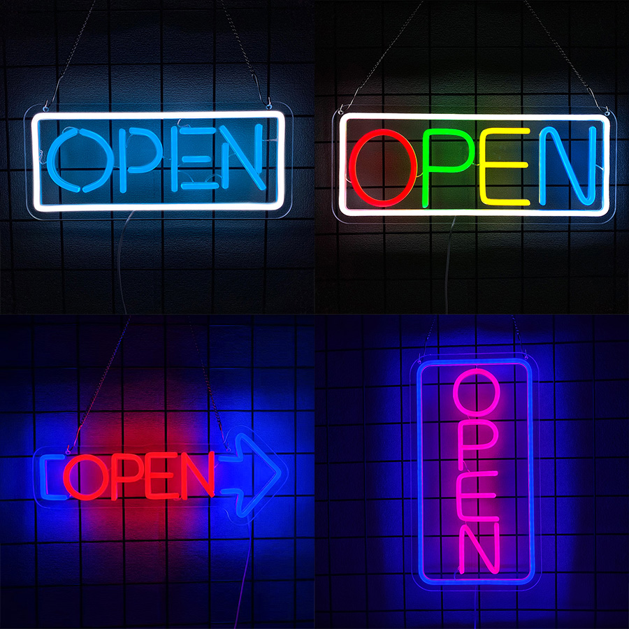 Open Series Neon Sign For Wall - Restaurant Lighting Decoration ulasan dan harga