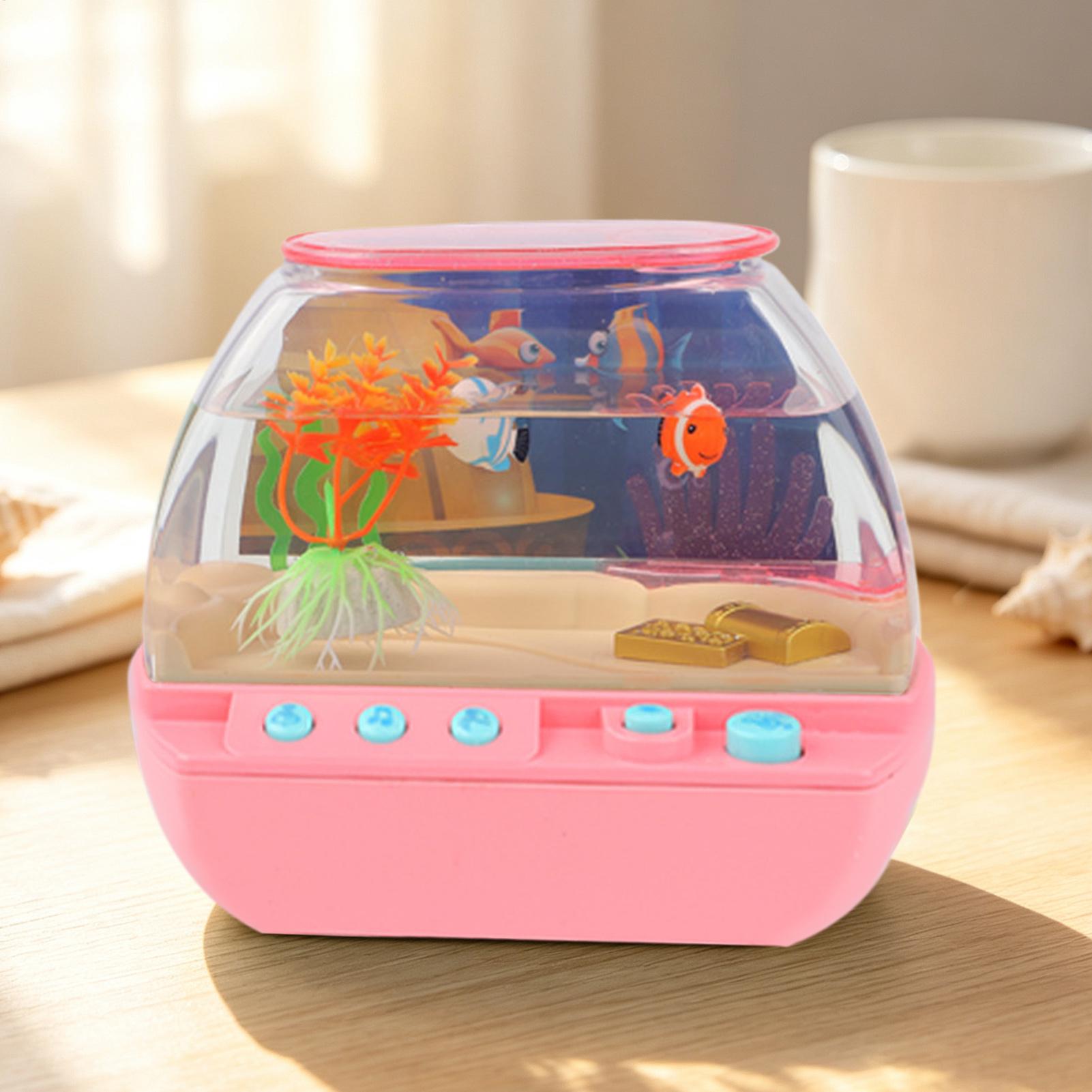 Toy Fish Tank Home Decoration  - Lighting Decor Room ulasan dan harga