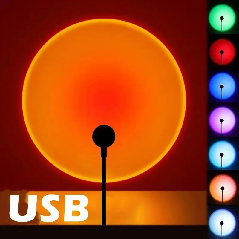 Projection Lamp USB Sunset Rai - Sunset Lamp Projection ulasan dan harga