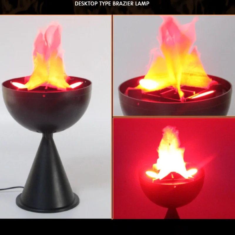 3D Fake Flame Lamp Simulation  - Lighting Decor For House ulasan dan harga