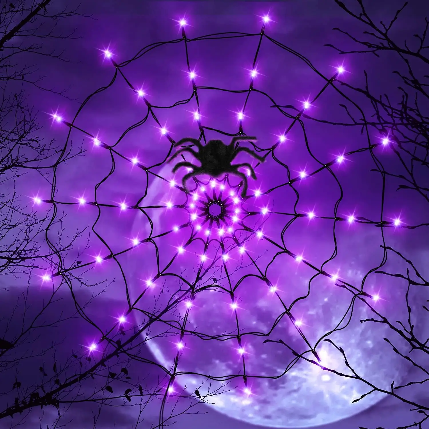 Halloween LED String Light Spi - Lighting Decor For House ulasan dan harga