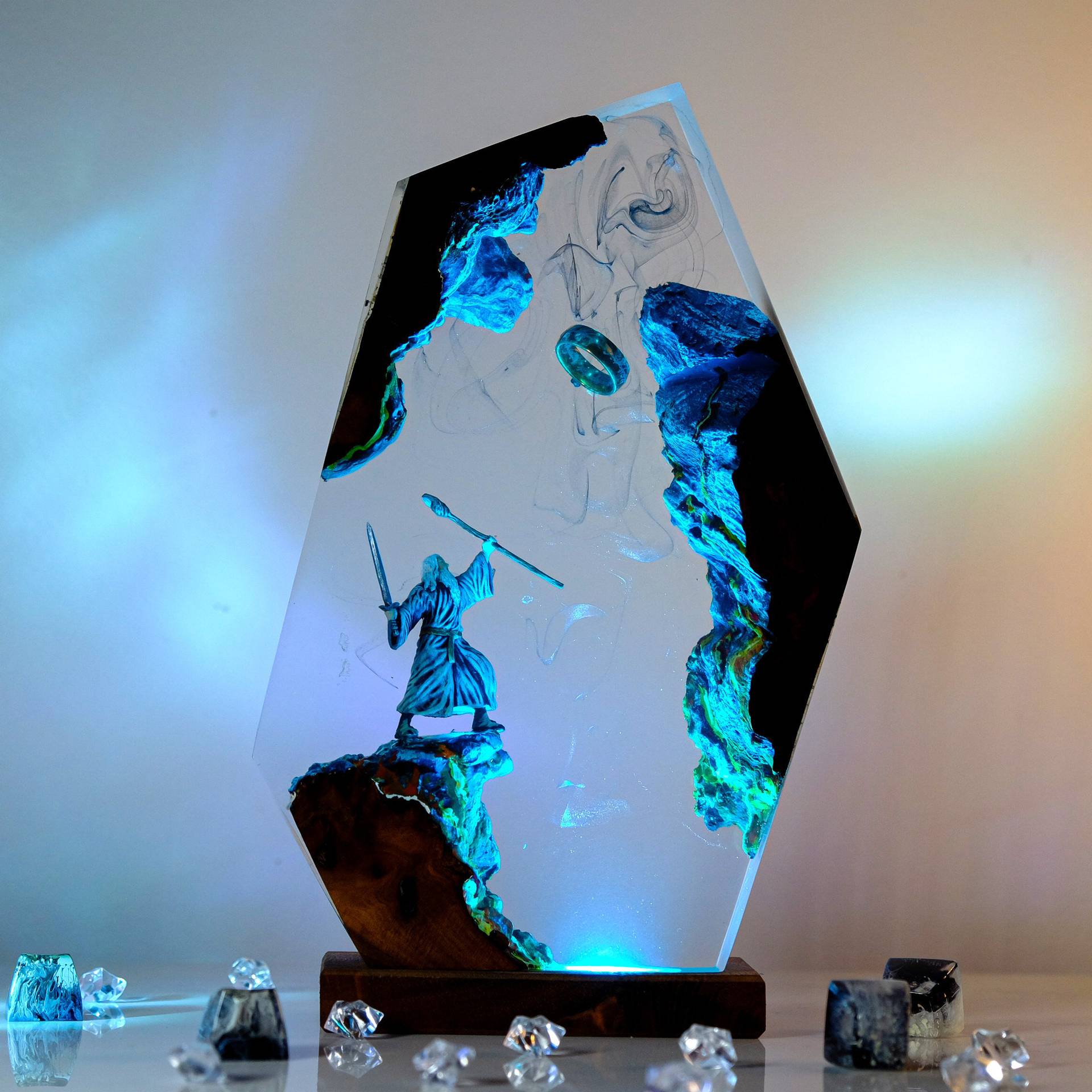 Movie Scence Figure Table Resi - Lighting Decor For Wedding ulasan dan harga