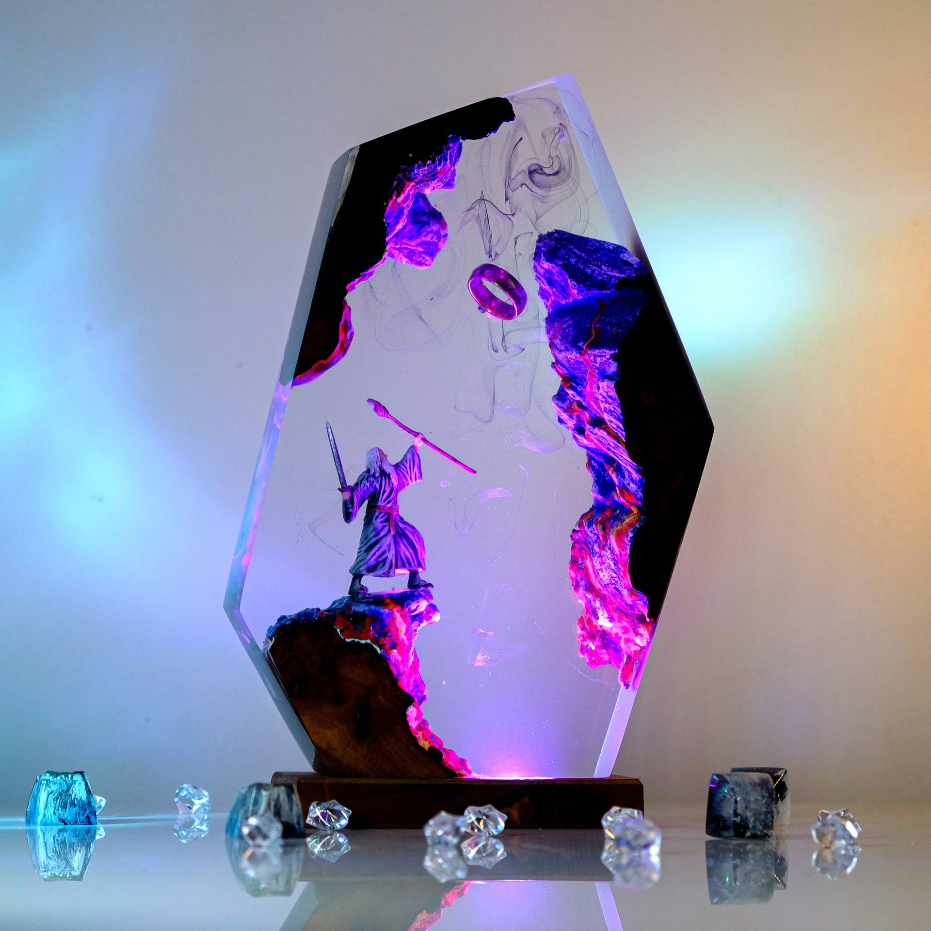 Movie Scence Figure Table Resi - Lighting Decor For Wedding ulasan dan harga
