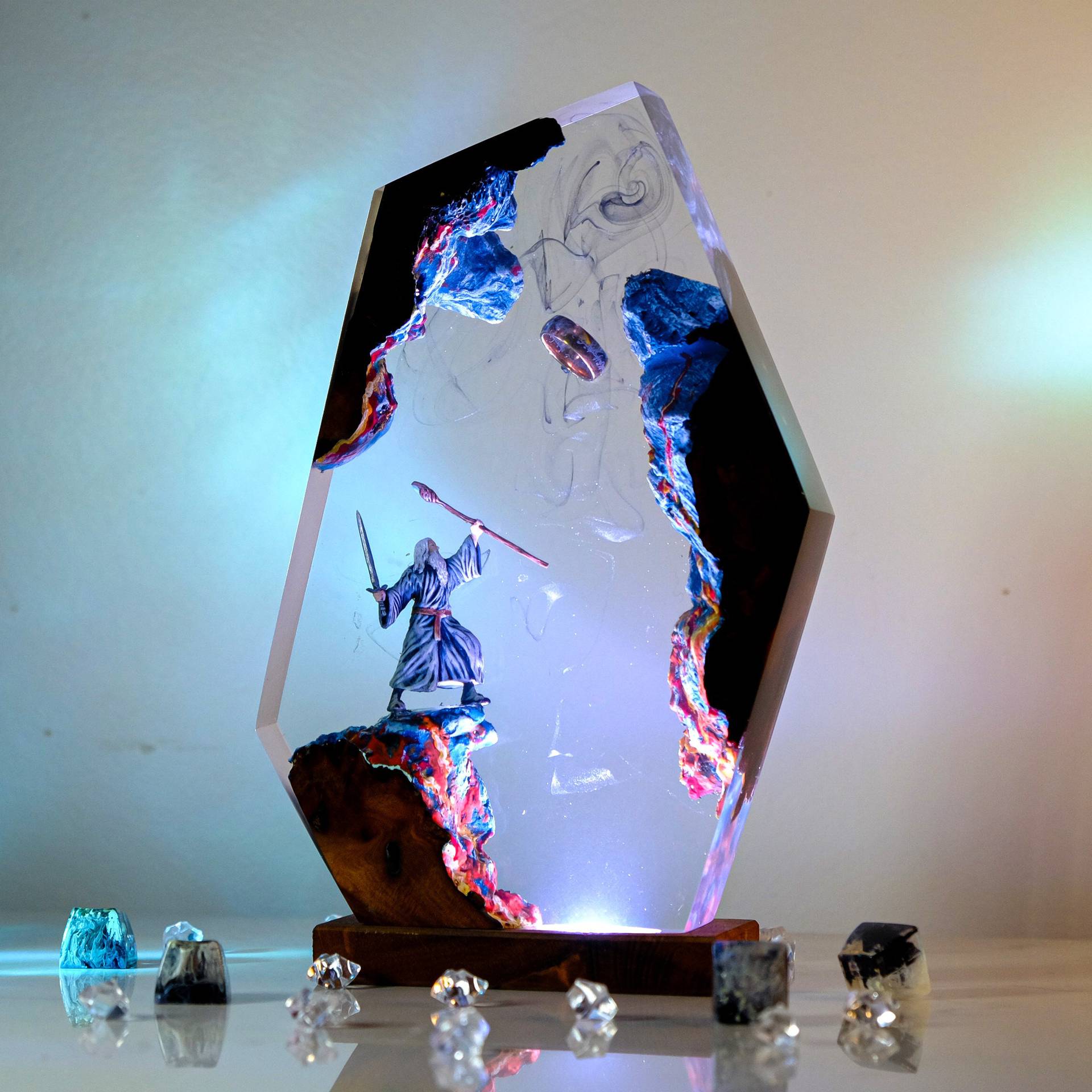 Movie Scence Figure Table Resi - Lighting Decor For Wedding ulasan dan harga
