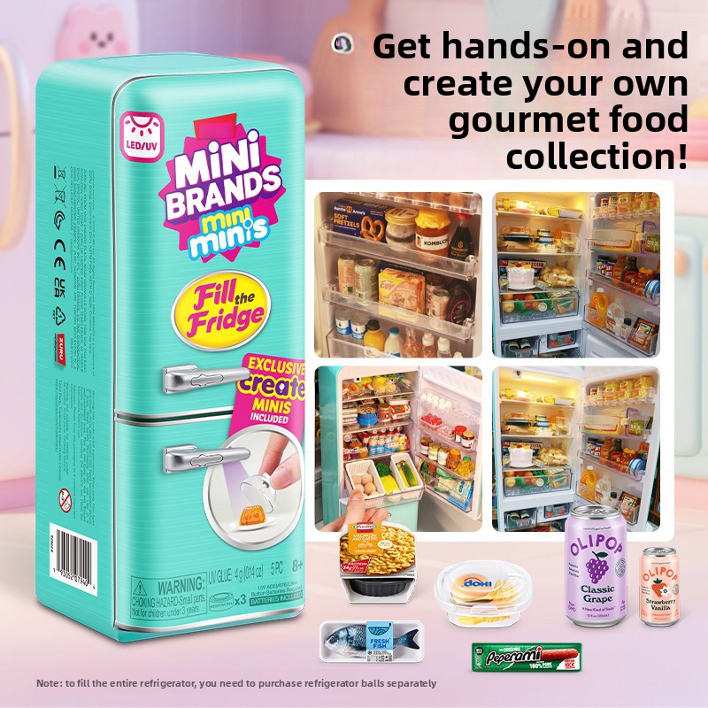 Led Light Up Mini Refrigerator - Lighting Decor For House ulasan dan harga