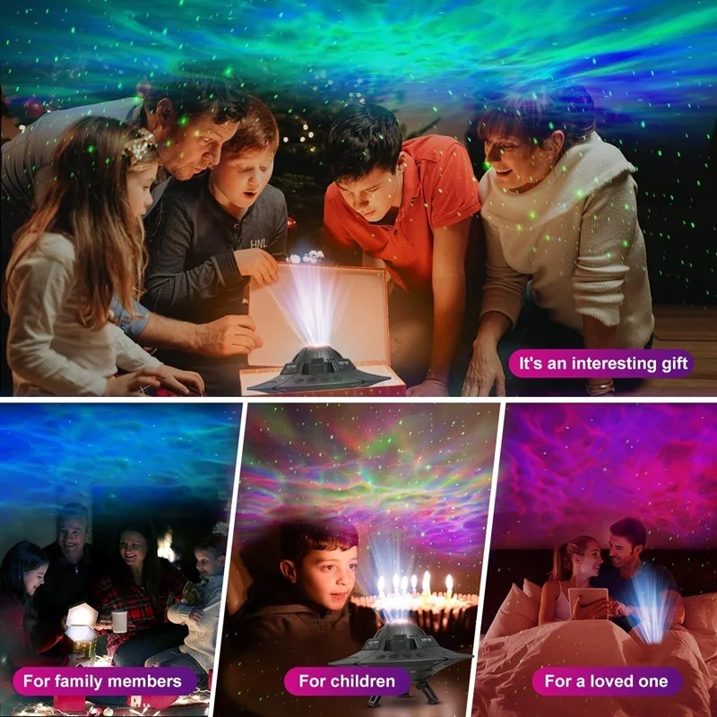 Night Light UFO LED Star Proje - Sunset Lamp Projection ulasan dan harga