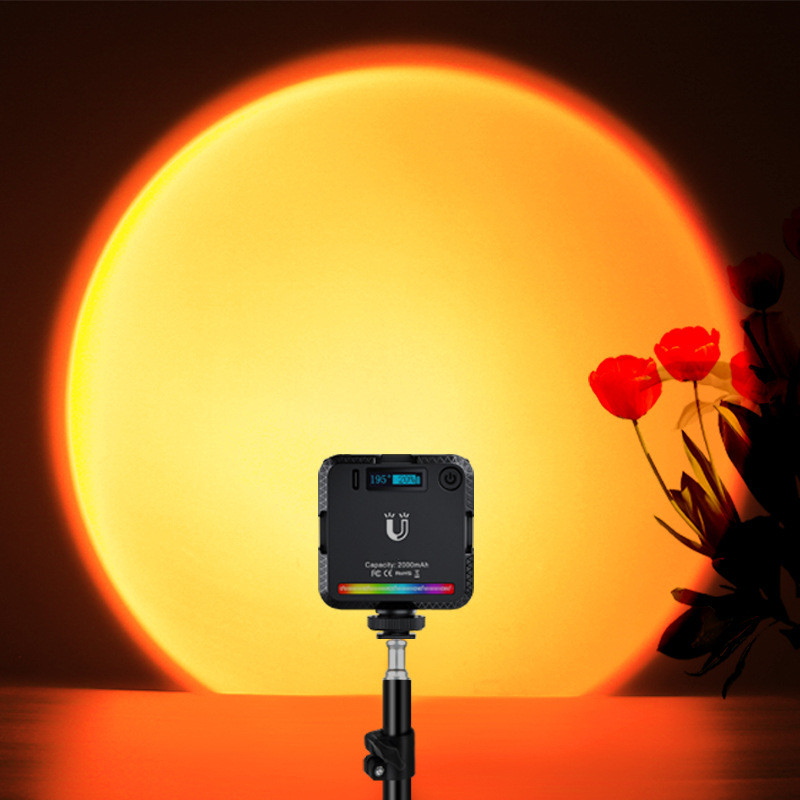 RGB Sunset Lamp Video Light LE - Sunset Lamp Projection ulasan dan harga