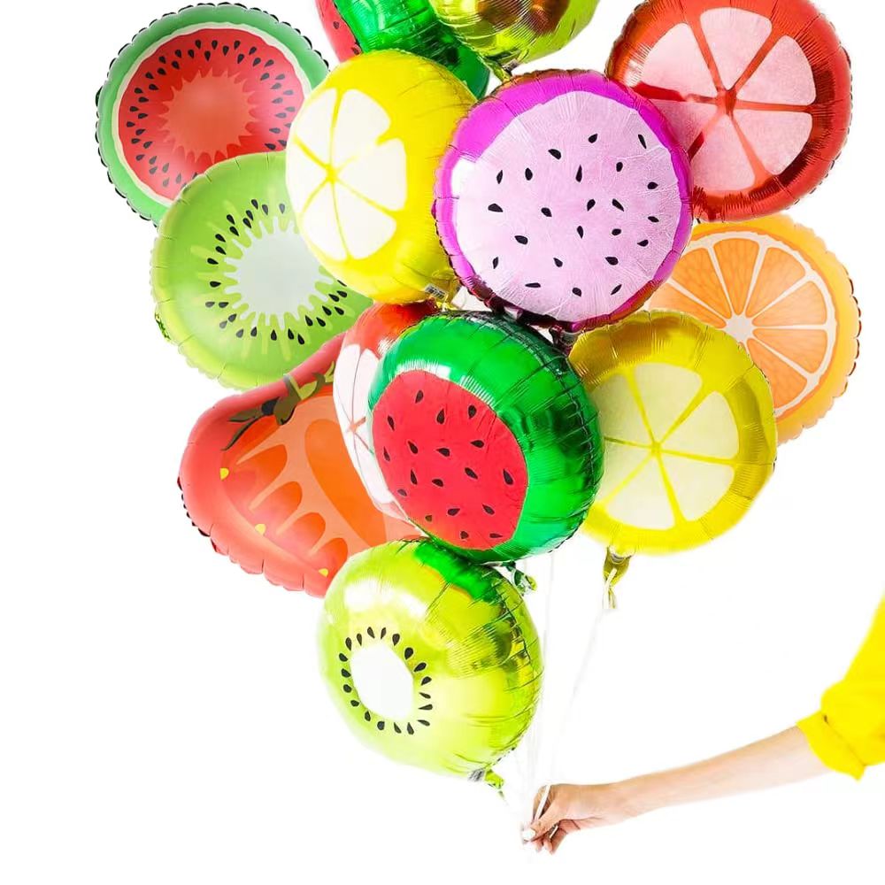 7PCS Summer Fruit Themed Straw - Orange Lighting Decor ulasan dan harga