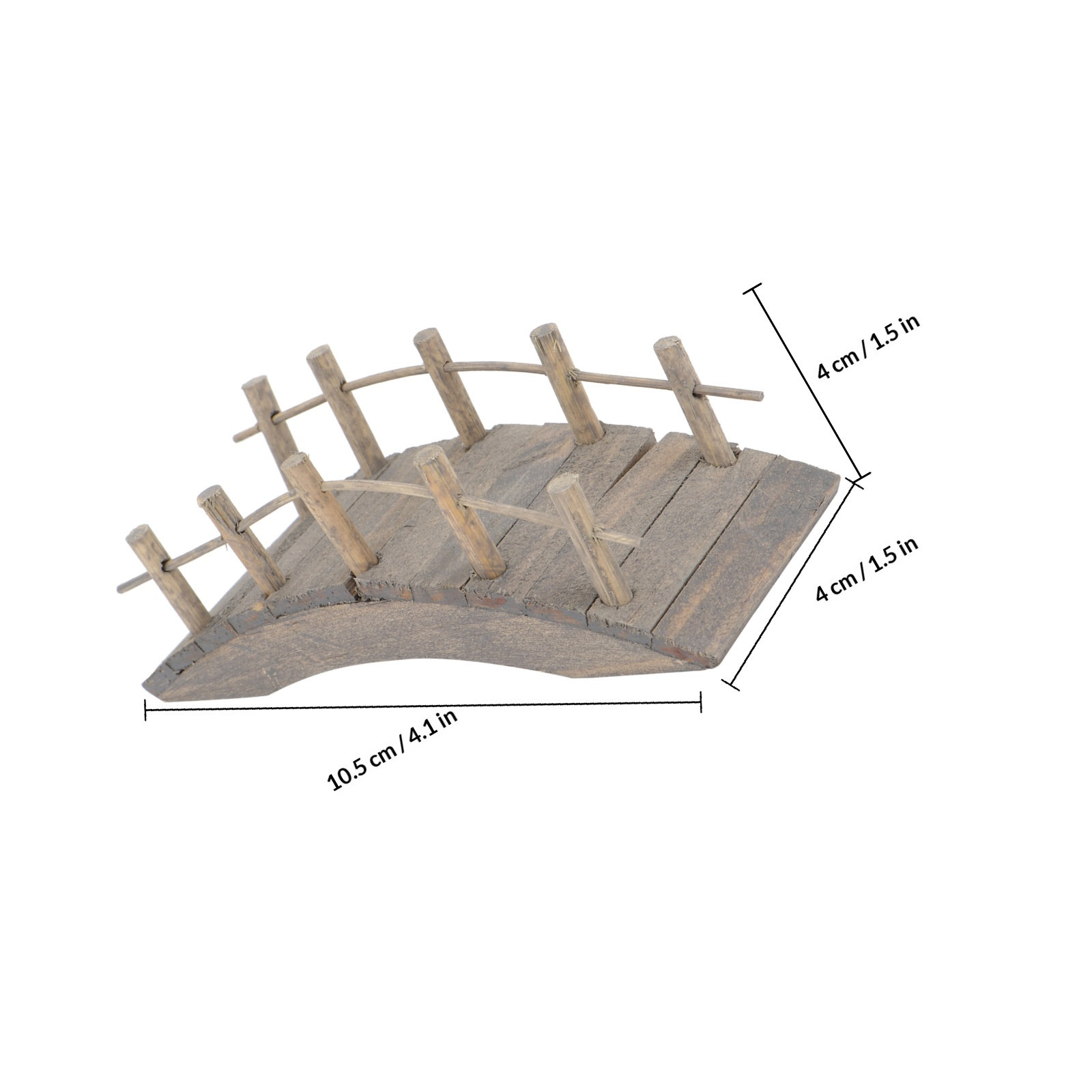 1Pcs Mini Wooden Arch Bridge L - Lighting Decor Woodbridge ulasan dan harga