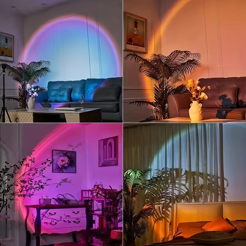 1pc Vibrant Sunset Projection  - Sunset Lamp Projection ulasan dan harga