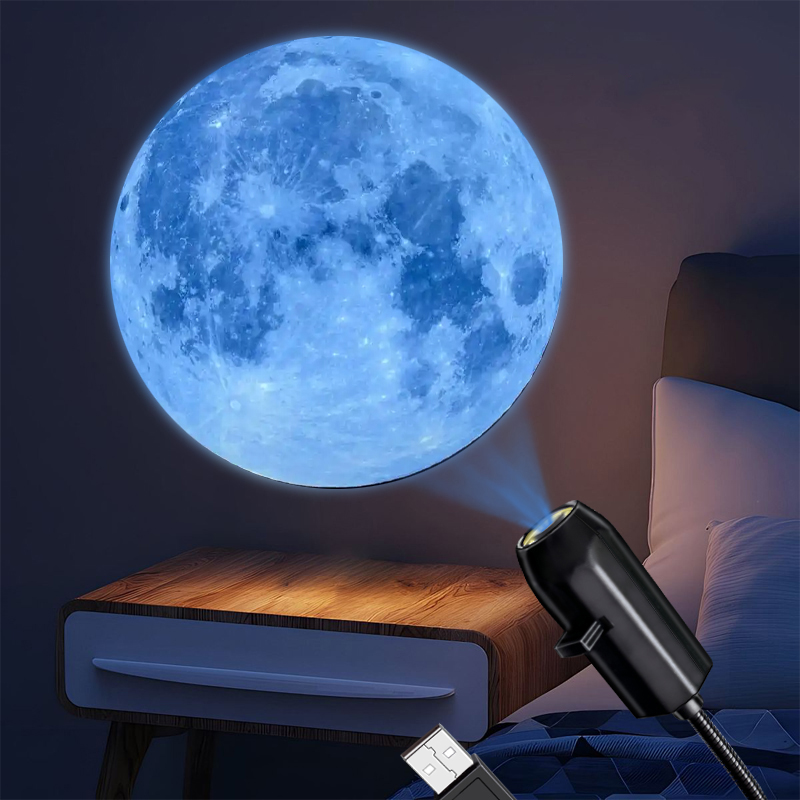 USB Ceiling Moon Earth Project - Sunset Lamp Projection ulasan dan harga