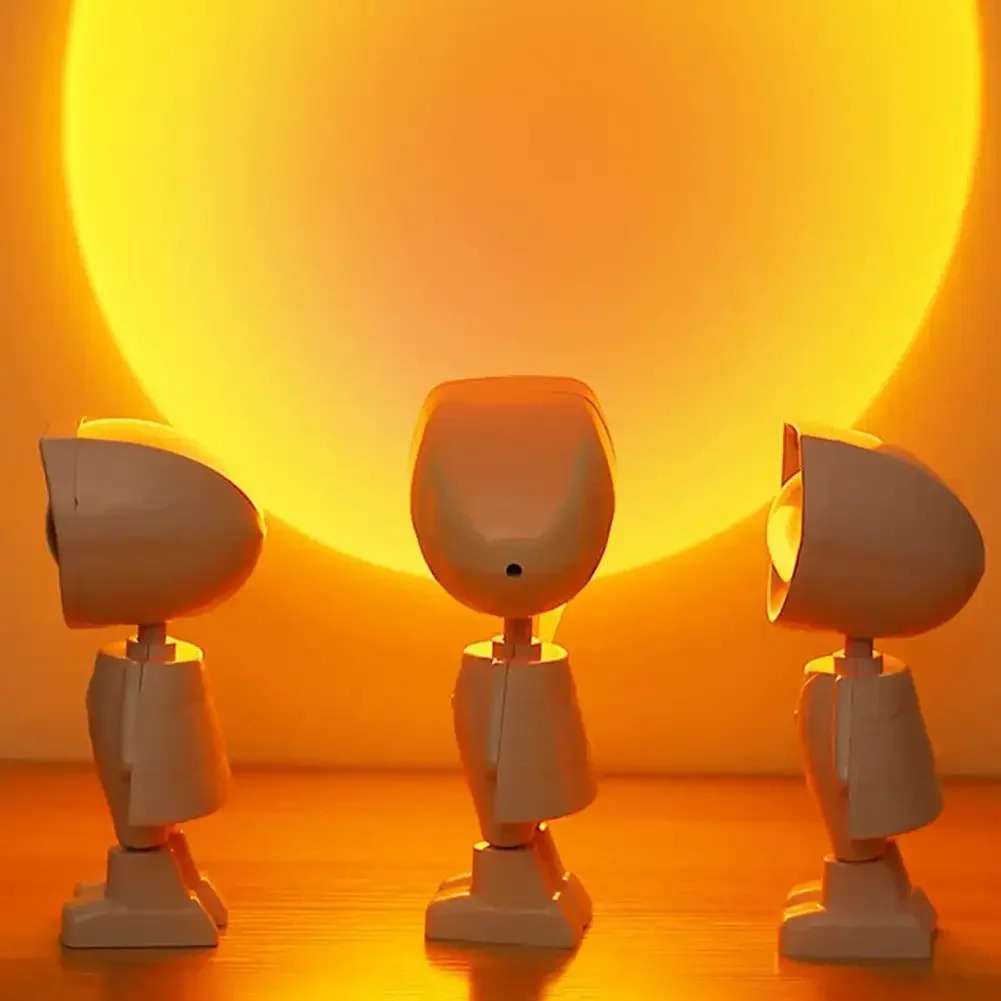 Astronaut Robot Rainbow Projec - Sunset Lamp Projection ulasan dan harga