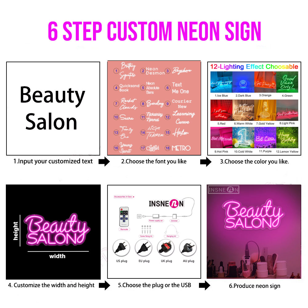 Custom Led Neon Signs LED Ligh - Lighting Decor For Wedding ulasan dan harga