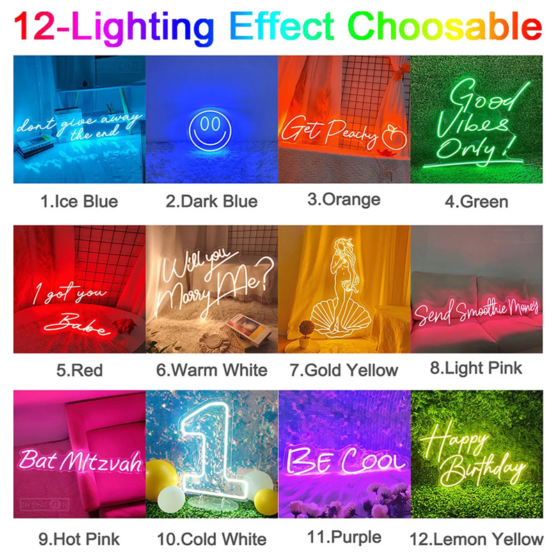 Custom Led Neon Signs LED Ligh - Lighting Decor For Wedding ulasan dan harga
