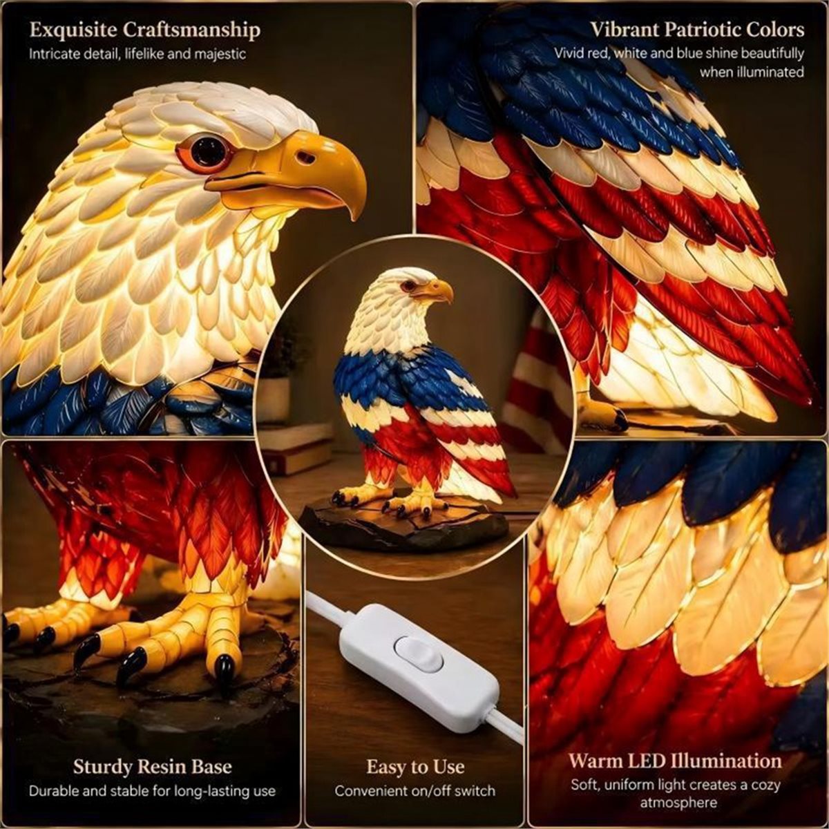 PHONE&GEAR Eagle Resin Table L - Home Decor Lighting Manufacturer ulasan dan harga