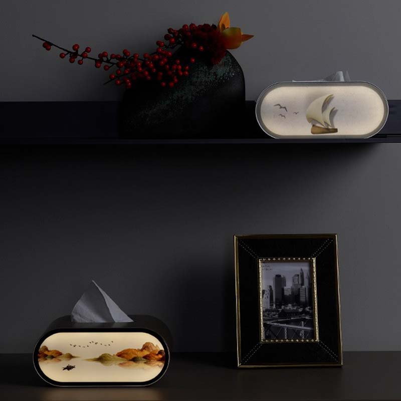 LED Night Light Tissue Box wit - Bedroom Lighting Decor Ideas ulasan dan harga