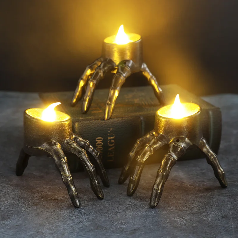 Halloween Break The Arm Skull  - Orange Lighting Decor ulasan dan harga