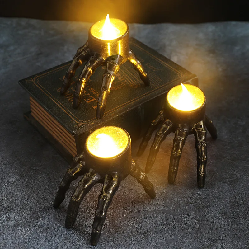 Halloween Break The Arm Skull  - Orange Lighting Decor ulasan dan harga