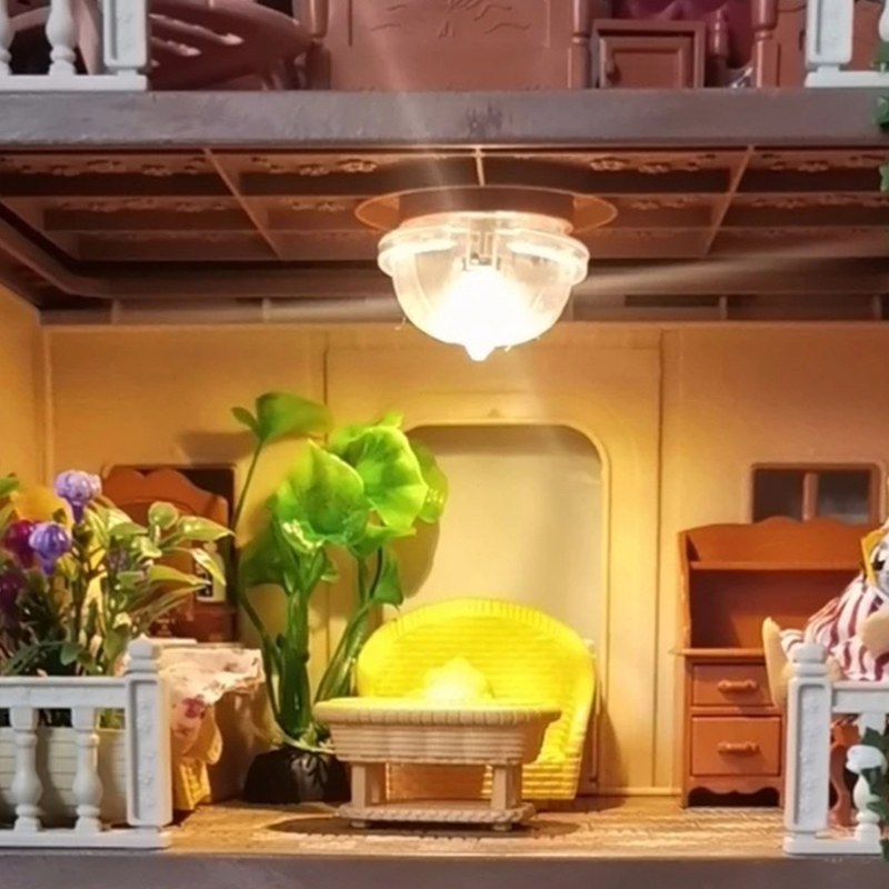 1/3Pcs Dollhouse Mini Lighting - Lighting Decor For House ulasan dan harga