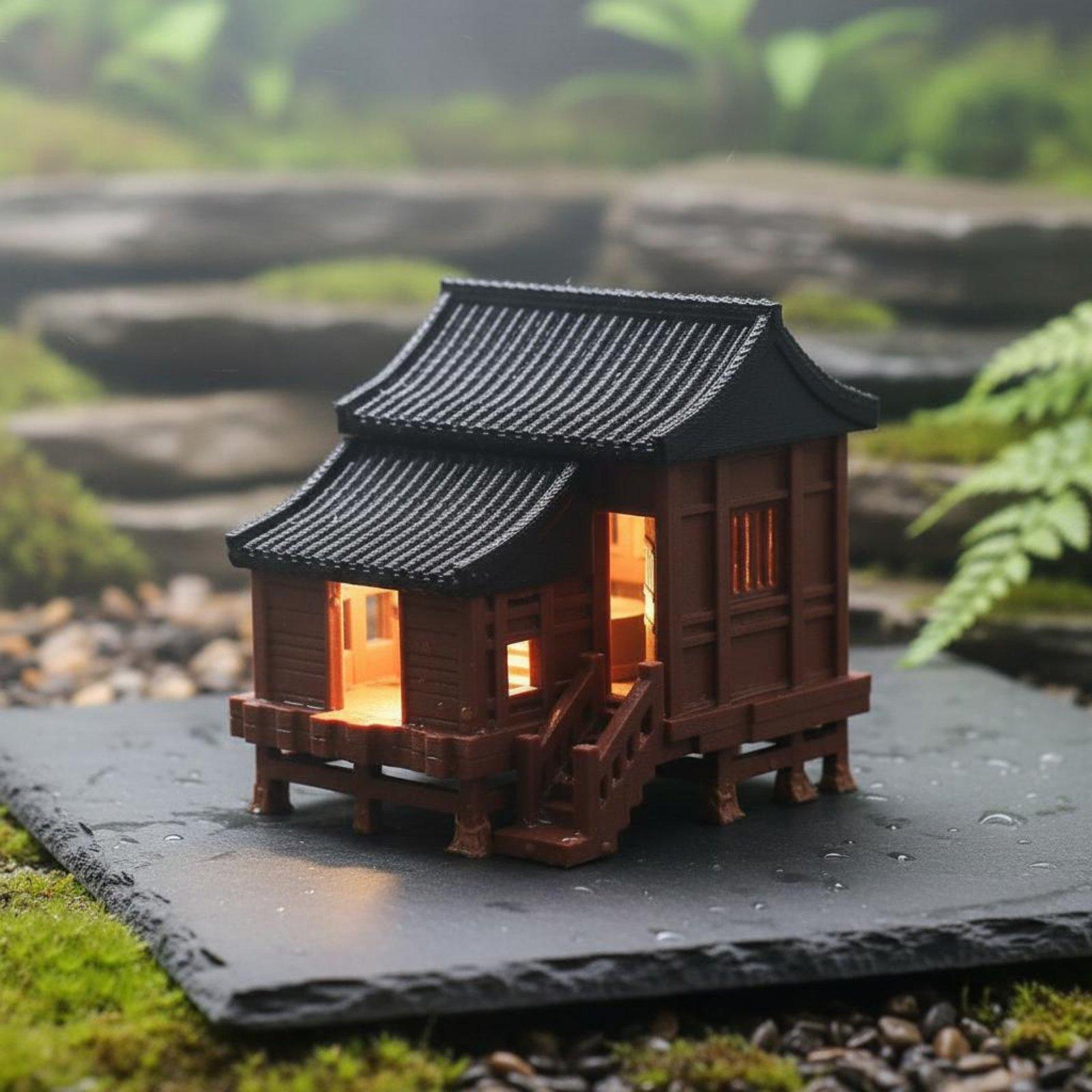 Micro Landscape House Ancient  - Lighting Decor For House ulasan dan harga
