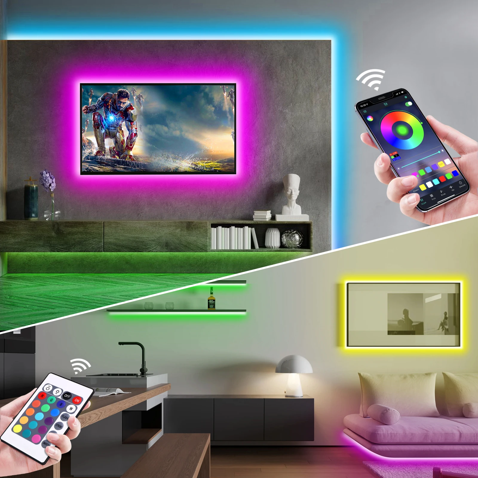 1-5m RGB LED Neon Strip Light  - Lighting Decor Room ulasan dan harga